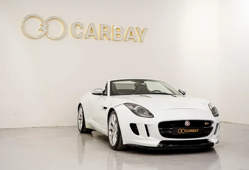 AED 1841 PM | JAGUAR F TYPE S CONVERTIBLE 2015 | PRISTINE CONDITION | 1 YEAR WARRANTY | GCC - Image 4