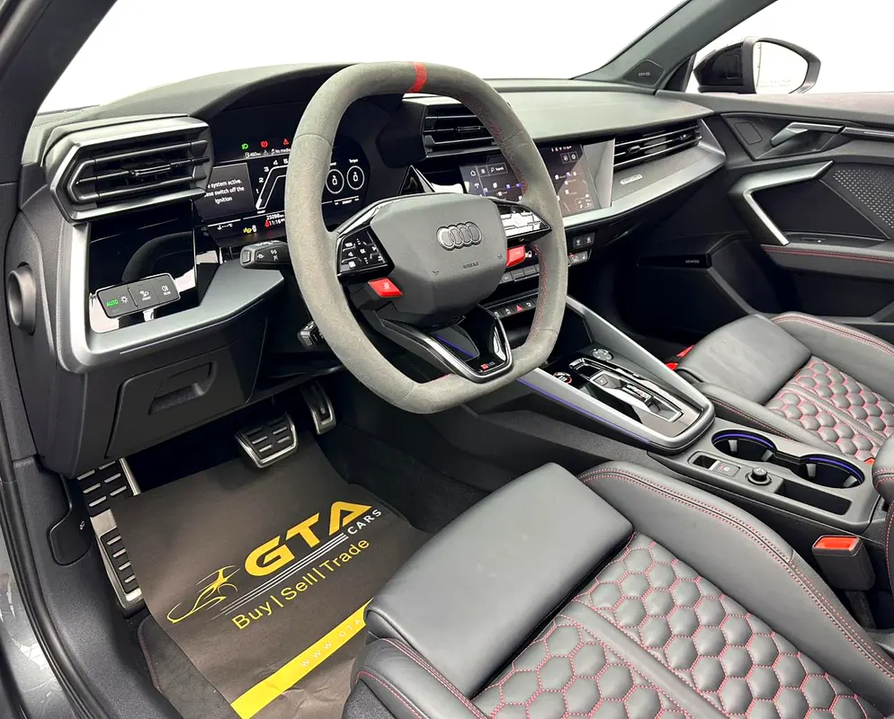 2025 Audi RS3 Quattro, FEB 2030 Audi Warranty + Service Contract, Full Audi Service History, GCC - Image 9