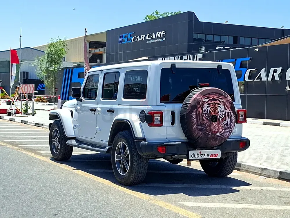 AED 2097/month | 2023 Jeep Wrangler Unlimited Sahara | GCC Specs | Ref#464699 - Image 8