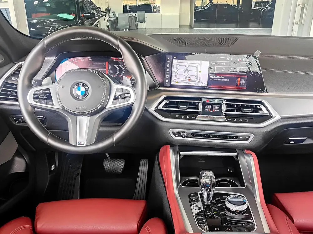 AED 1,990 P.M | 2021 BMW X6 xDrive40i XLine | Under Warranty | GCC | - Image 10