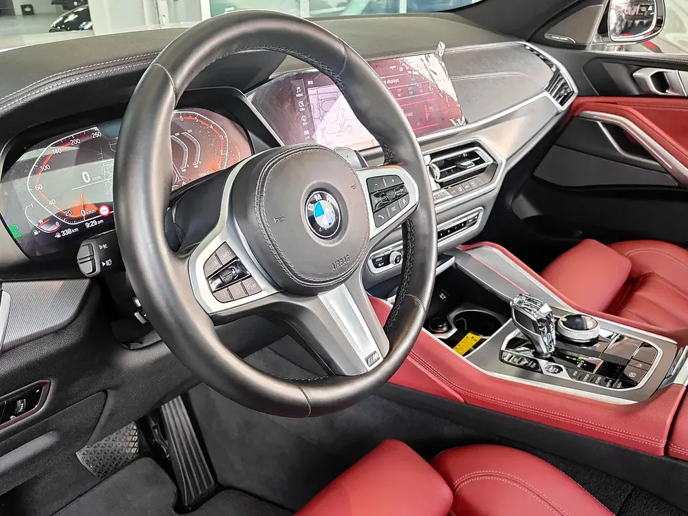 AED 1,990 P.M | 2021 BMW X6 xDrive40i XLine | Under Warranty | GCC | - Image 12
