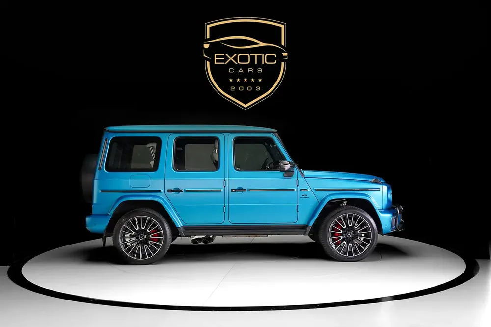 5 YEARS DEALER WARRANTY + SERVICE | CARBON INTERIOR AND EXTERIOR | G MANUFAKTUR | MATT BLUE - Image 4