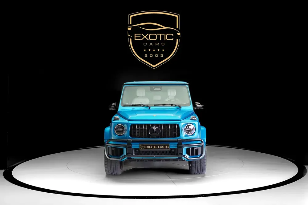 5 YEARS DEALER WARRANTY + SERVICE | CARBON INTERIOR AND EXTERIOR | G MANUFAKTUR | MATT BLUE - Image 5