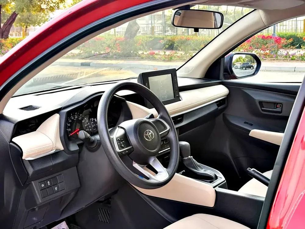 1060/MONTH @ ZERO DOWN PAYMENT, TOYOTA YARIS 2023, GCC SPECS, UNDER WARRANTY - Image 9