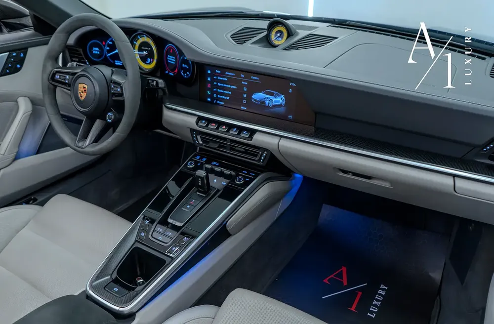 2022 Porsche 911 Turbo S, Sport Chrono Package, Full Service History  Warranty Until 2027, GCC Spec - Image 9