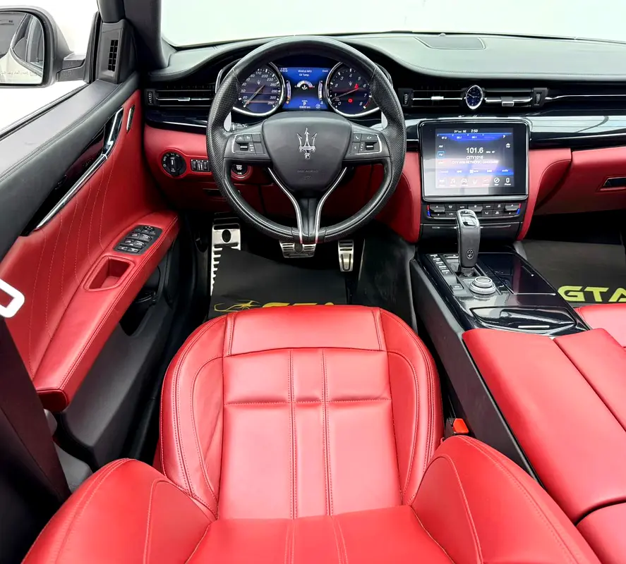 2020 Maserati Quattroporte GTS, Warranty, Full Maserati Service History, GCC - Image 8