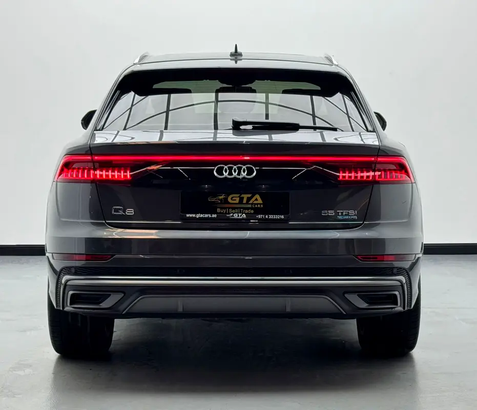 2020 Audi Q8 55TFSI S-Line, Audi Service History, 1 Year Warranty, Excellent Condition, GCC - Image 5