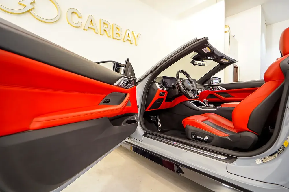 AED 4527 PM | BMW M4 COMPETITION CABRIOLET Xdr2024 | WELL MAINTAINED | 1 YEAR WARRANTY - Image 10