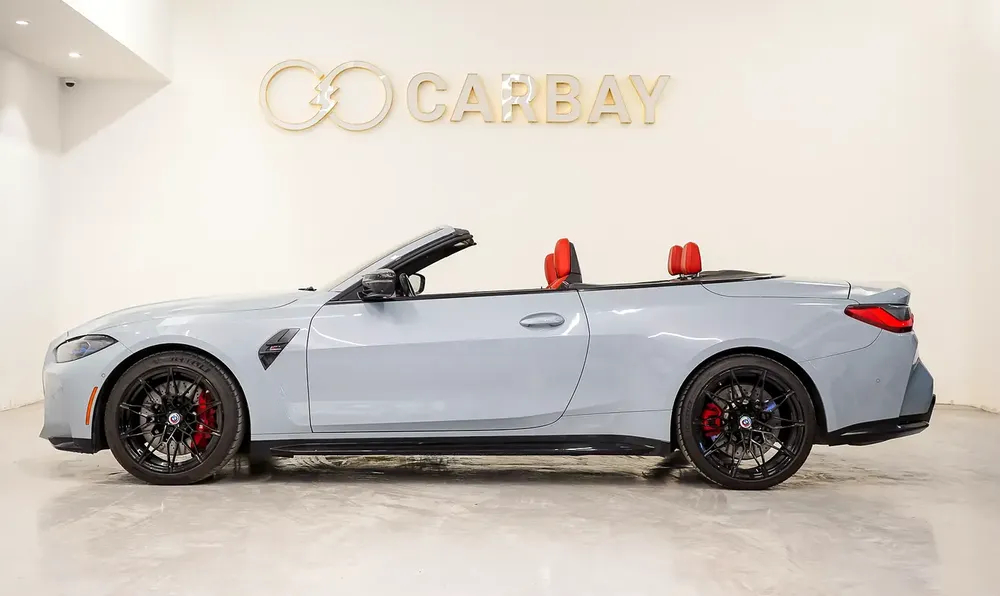 AED 4527 PM | BMW M4 COMPETITION CABRIOLET Xdr2024 | WELL MAINTAINED | 1 YEAR WARRANTY - Image 4