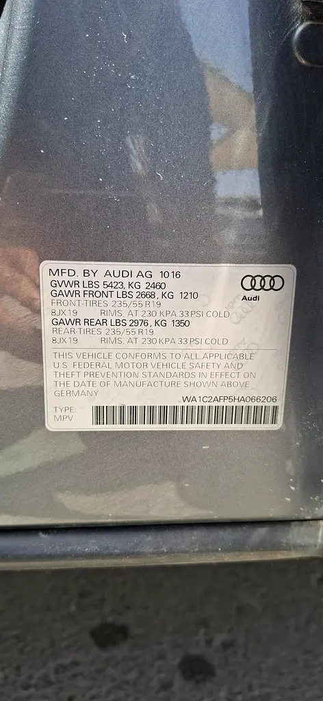 Audi Q5 2.0 TFSI Quattro Tiptronic 2017 - American Specs - Excellent Condition - Image 9