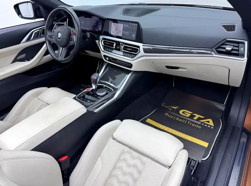 2022 BMW M4 Competition, BMW Warranty+Service Contract+Full Service History, Full PPF, GCC - Image 10