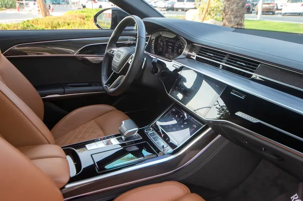 Audi A8 S Line Black Edition 2024 GCC Warranty Service Free From Agency bank installment available - Image 12