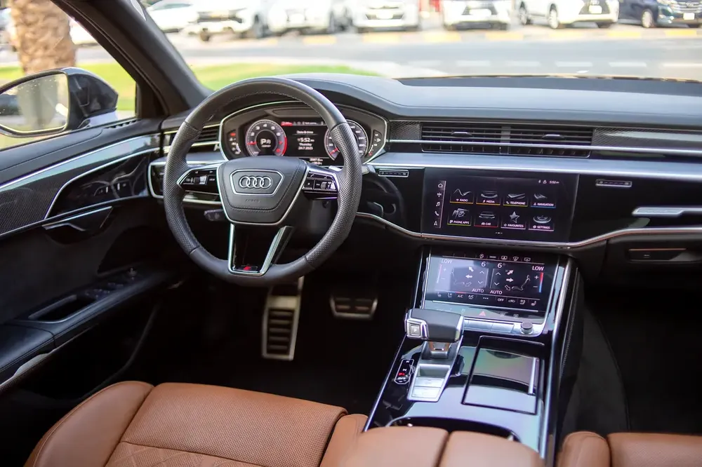 Audi A8 S Line Black Edition 2024 GCC Warranty Service Free From Agency bank installment available - Image 18