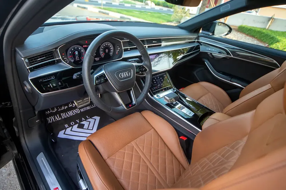 Audi A8 S Line Black Edition 2024 GCC Warranty Service Free From Agency bank installment available - Image 8