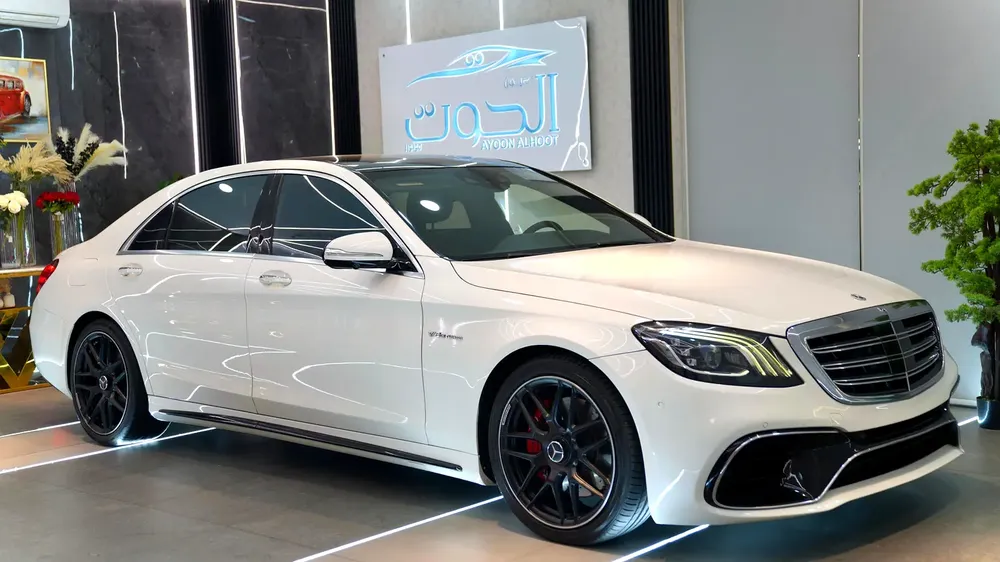 ELITE AMG MERCEDES S500 V8 || S63 KIT || RADAR || TOP RANGE || GCC || HEADUP DISPLAY LOW MILEAGE - Image 7