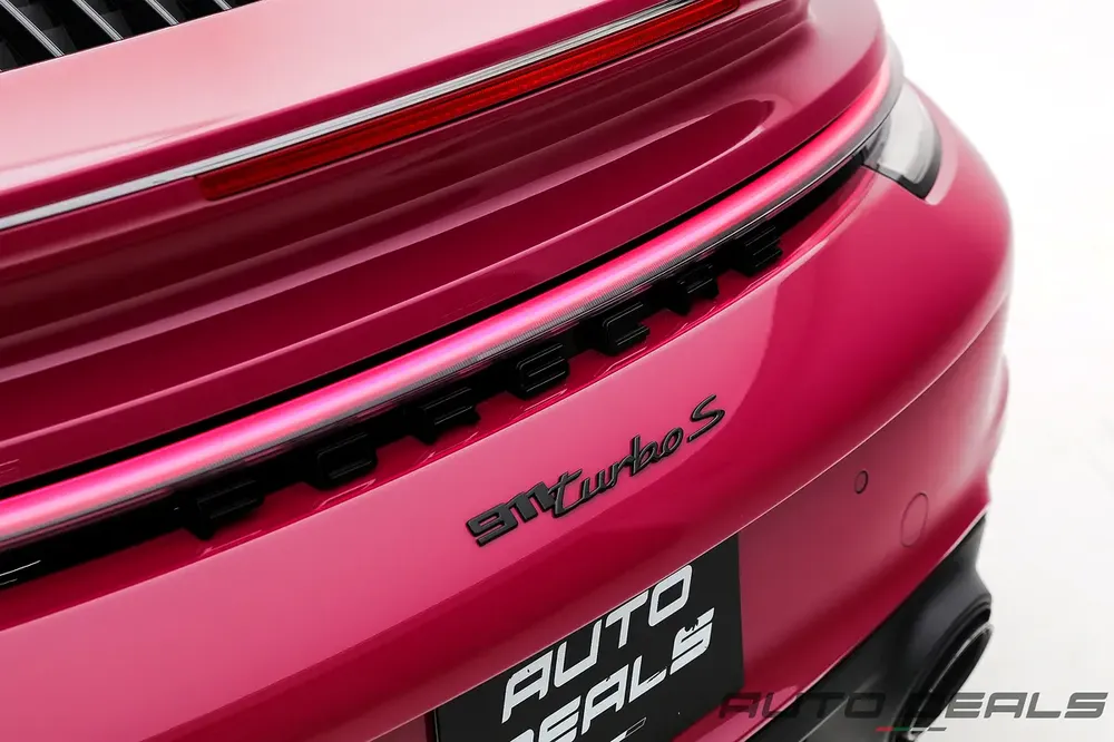 2023 Porsche 911 Turbo S  | Extremely Low Mileage | Ruby Star Neo Color | 640 HP | 3.8L F6 - Image 10