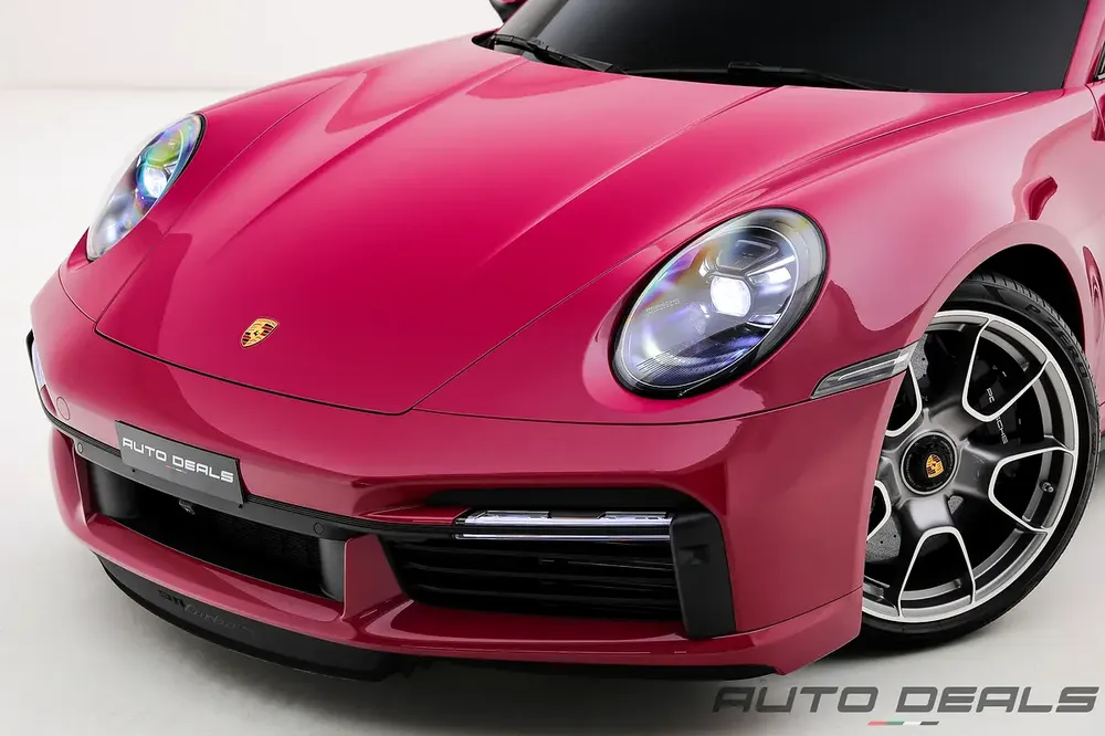 2023 Porsche 911 Turbo S  | Extremely Low Mileage | Ruby Star Neo Color | 640 HP | 3.8L F6 - Image 8
