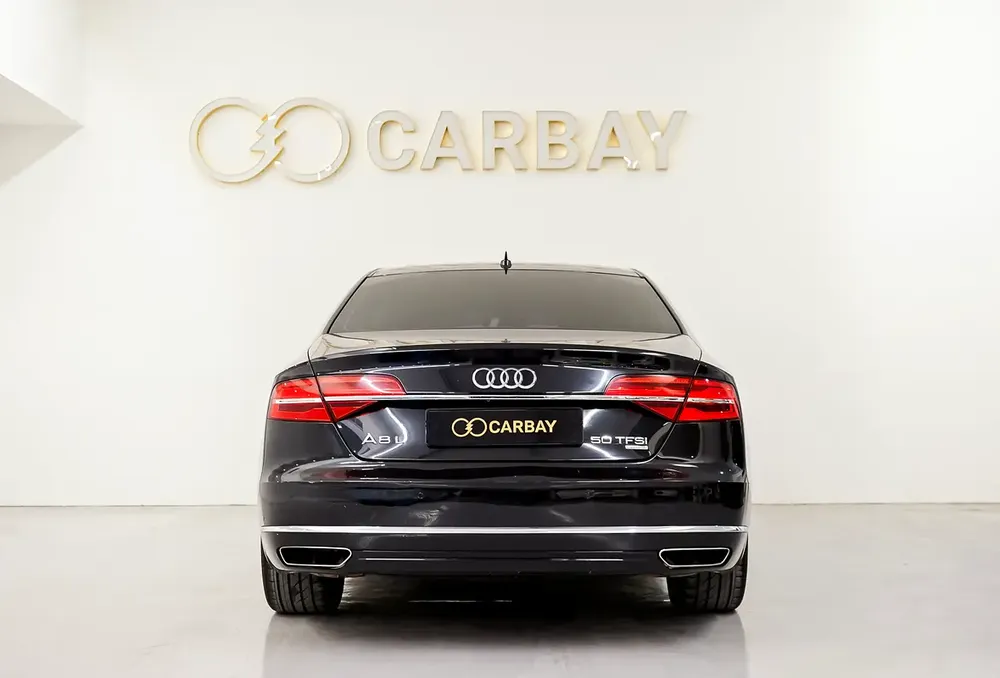 AED 1391 PM | AUDI A8L 50TFSI 2015 | HIGH OPTIONS | WELL MAINTAINED | 1 YEAR WARRANTY | GCC - Image 6