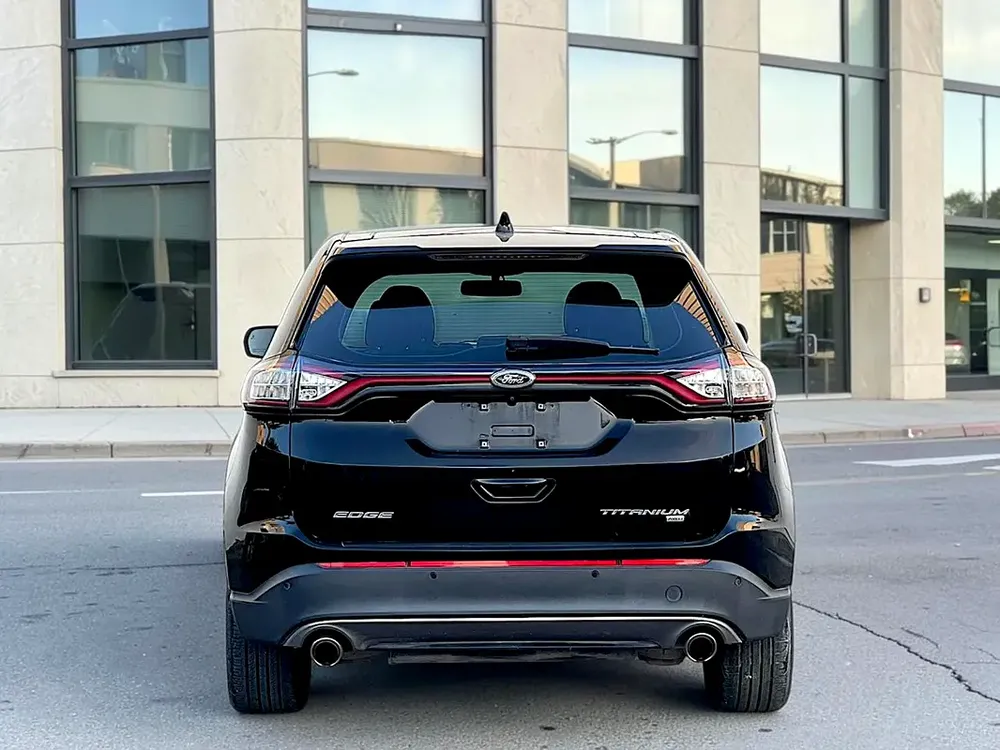 AED 1,045 P.M | Ford Edge 3.5 V6 Titanium 2017 - GCC Specs -under warranty | ORIGINAL PAINT - Image 10