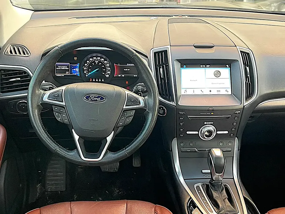 AED 1,045 P.M | Ford Edge 3.5 V6 Titanium 2017 - GCC Specs -under warranty | ORIGINAL PAINT - Image 11