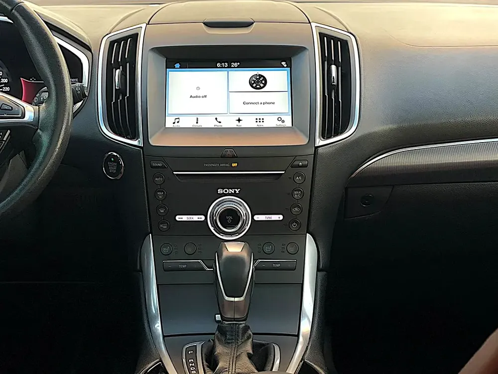 AED 1,045 P.M | Ford Edge 3.5 V6 Titanium 2017 - GCC Specs -under warranty | ORIGINAL PAINT - Image 12