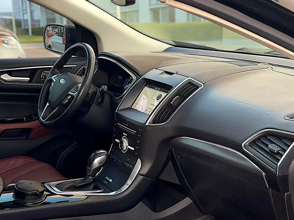 AED 1,045 P.M | Ford Edge 3.5 V6 Titanium 2017 - GCC Specs -under warranty | ORIGINAL PAINT - Image 15