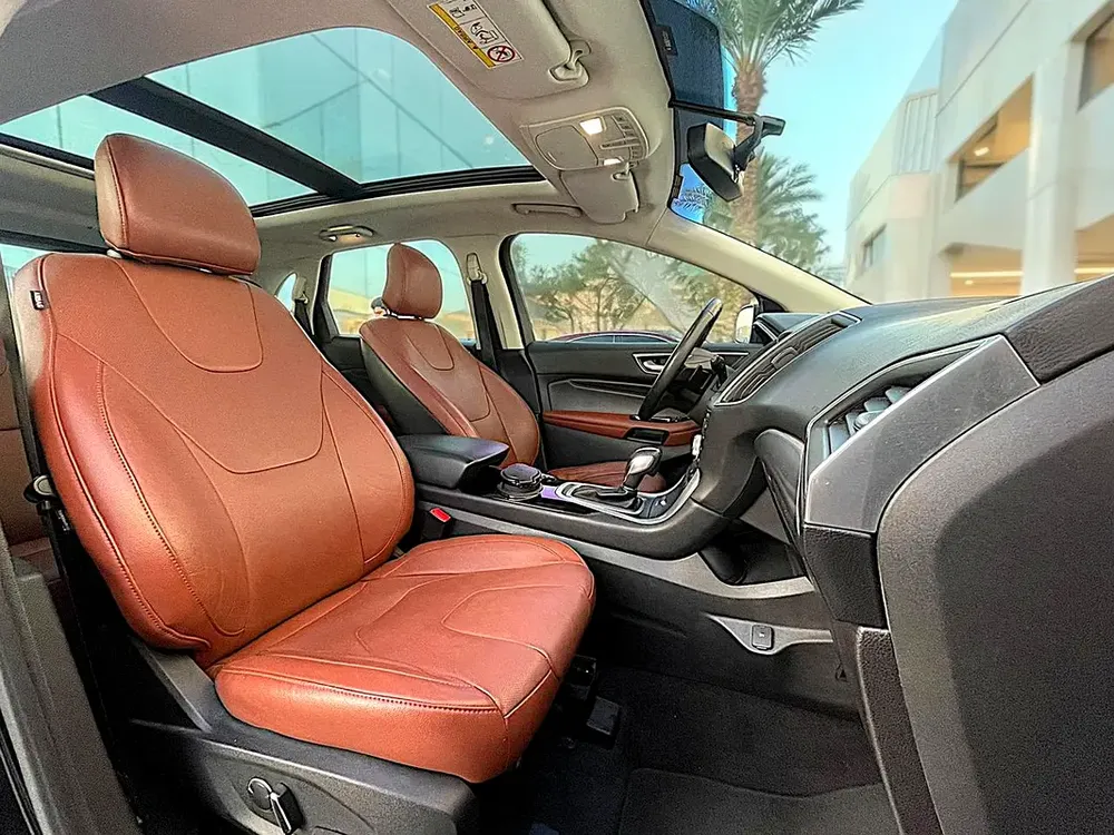 AED 1,045 P.M | Ford Edge 3.5 V6 Titanium 2017 - GCC Specs -under warranty | ORIGINAL PAINT - Image 16