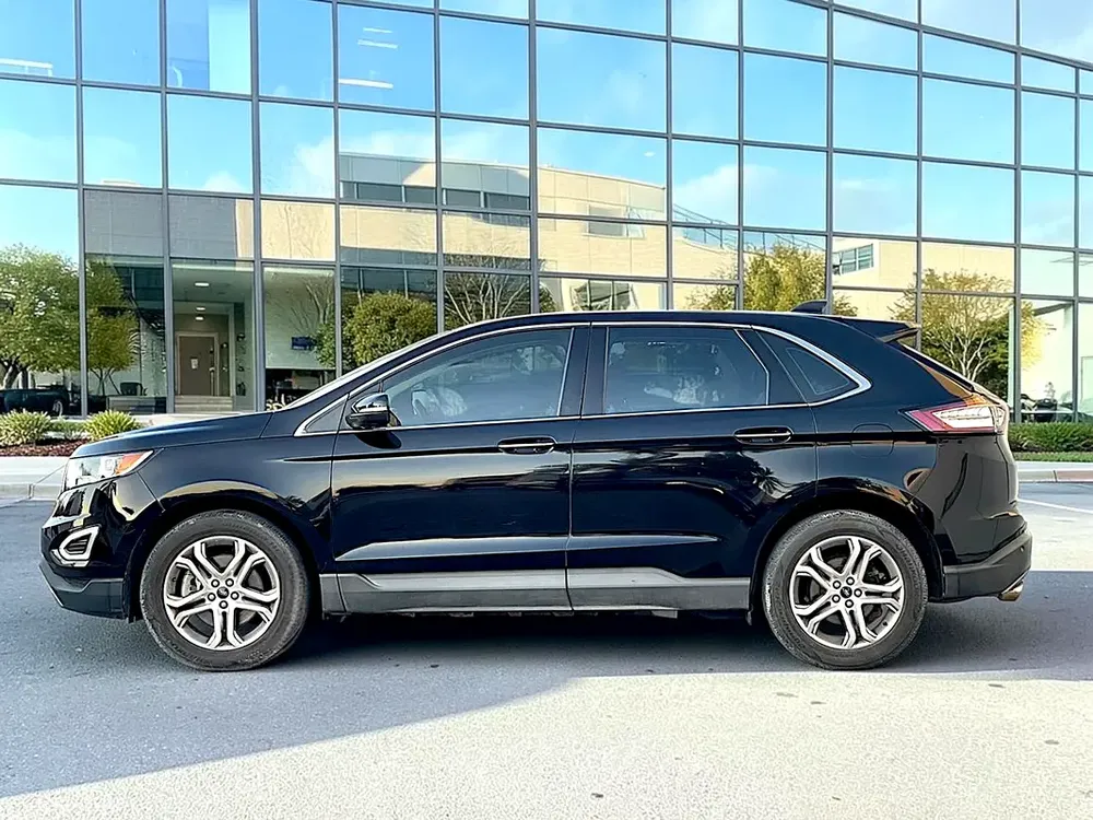 AED 1,045 P.M | Ford Edge 3.5 V6 Titanium 2017 - GCC Specs -under warranty | ORIGINAL PAINT - Image 7