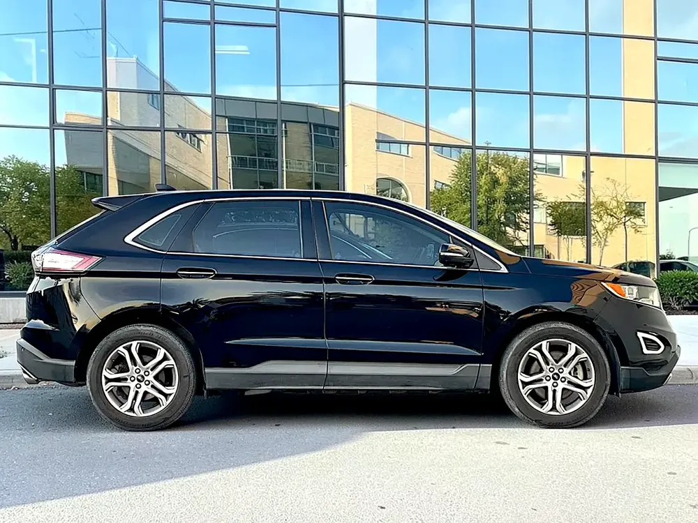 AED 1,045 P.M | Ford Edge 3.5 V6 Titanium 2017 - GCC Specs -under warranty | ORIGINAL PAINT - Image 8