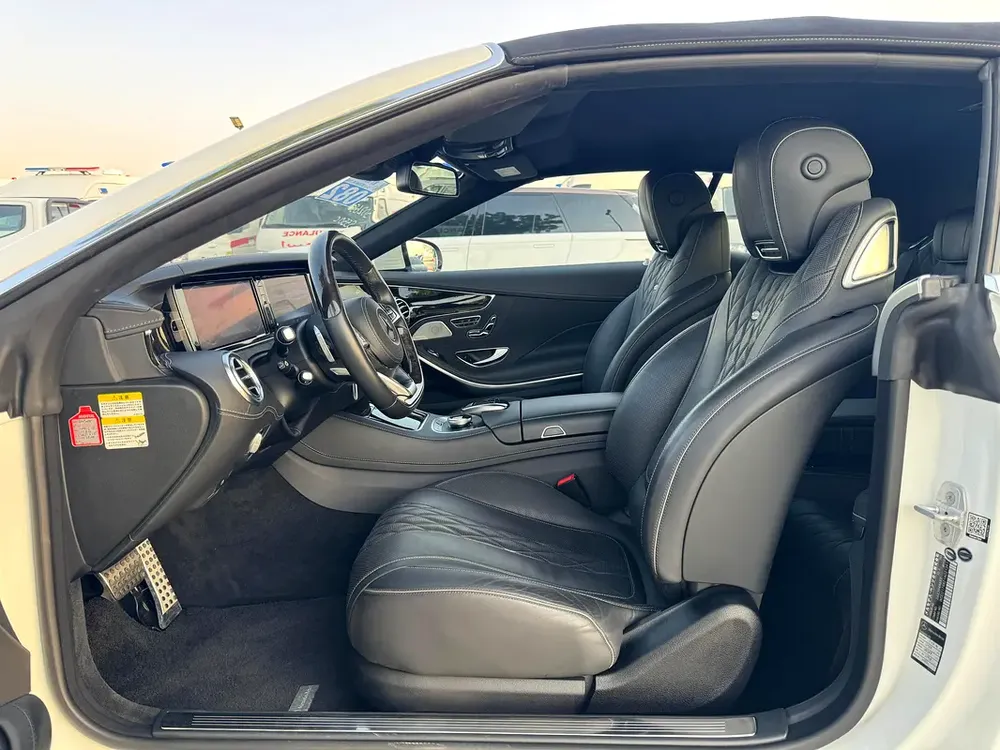 MERCEDES BENZ S550 V8 CONVERTABLE Very Low Kilometer Mint Condition Car - Image 12