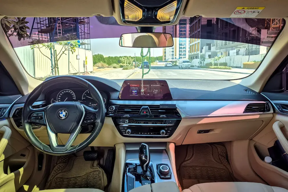 AED 1520/month | 2020 BMW 5-Series 520i | GCC Specs | Ref#412860 - Image 9