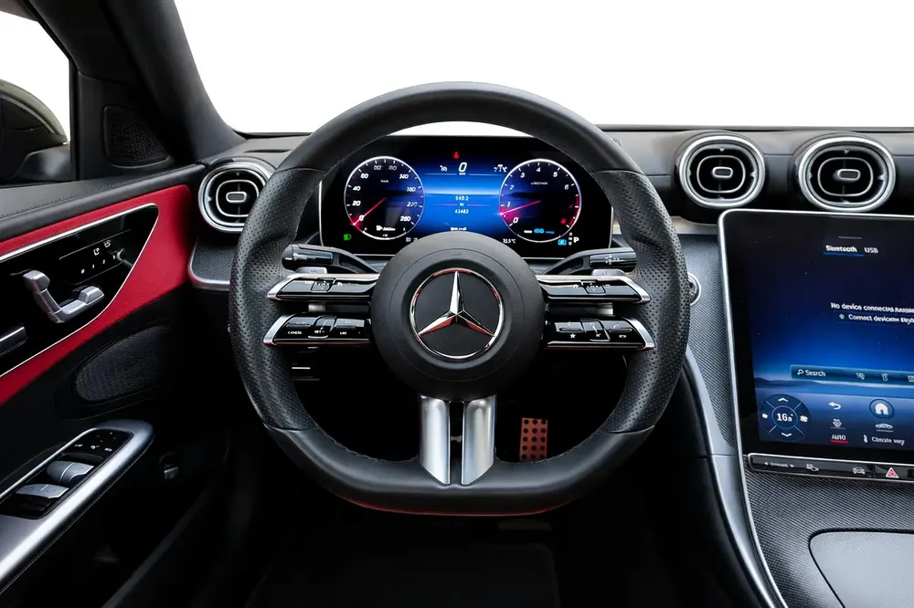 AED 3,133 P.M l 0% Down Payment l C200 Premium AMG Line l Gargash Warranty till 2027 - Image 11