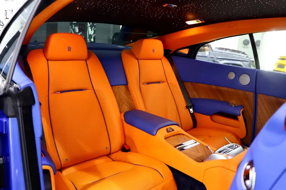ROLLS-ROYCE WRAITH | 2016 | GCC SPECS | CANADEL WOOD | STARLIGHT | EXCELLENT CONDITION - Image 11