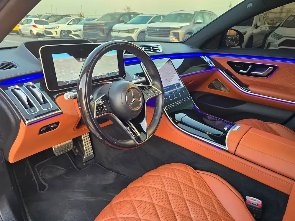 MERCEDES S 500 L 2022 GCC UNDER WARRANTY GARGASH - Image 7