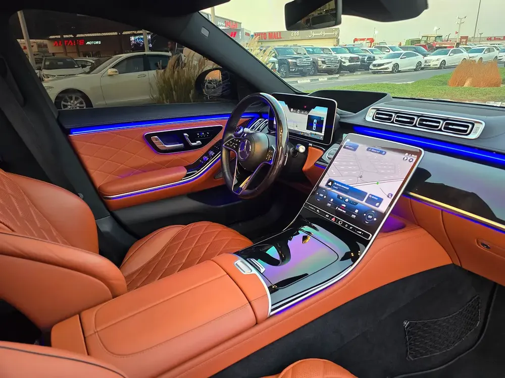 MERCEDES S 500 L 2022 GCC UNDER WARRANTY GARGASH - Image 9