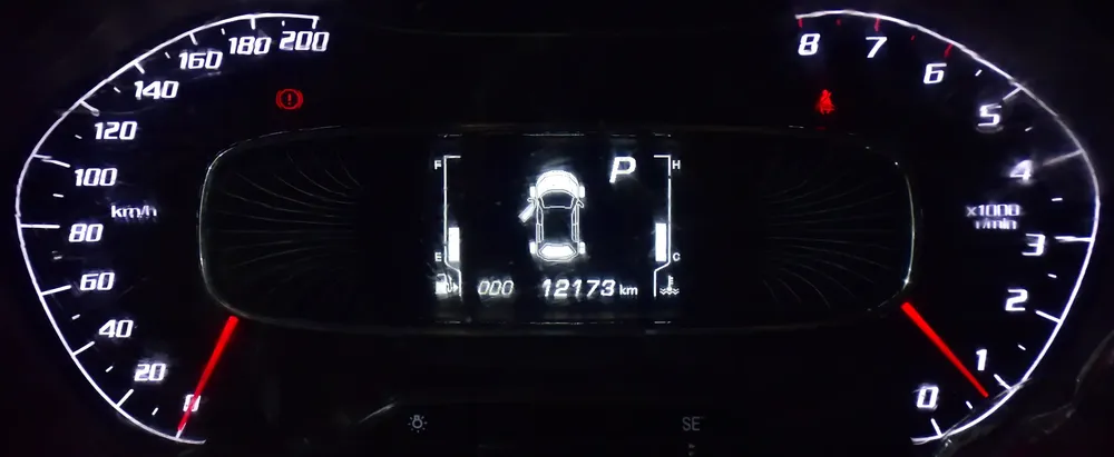 AED 823 EMi at 0% DP | Chevrolet Groove LT ( 2023 Model ) in Blue Color GCC Specs - Image 13