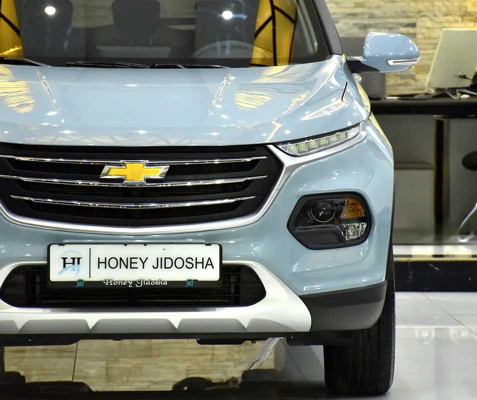 AED 823 EMi at 0% DP | Chevrolet Groove LT ( 2023 Model ) in Blue Color GCC Specs - Image 4