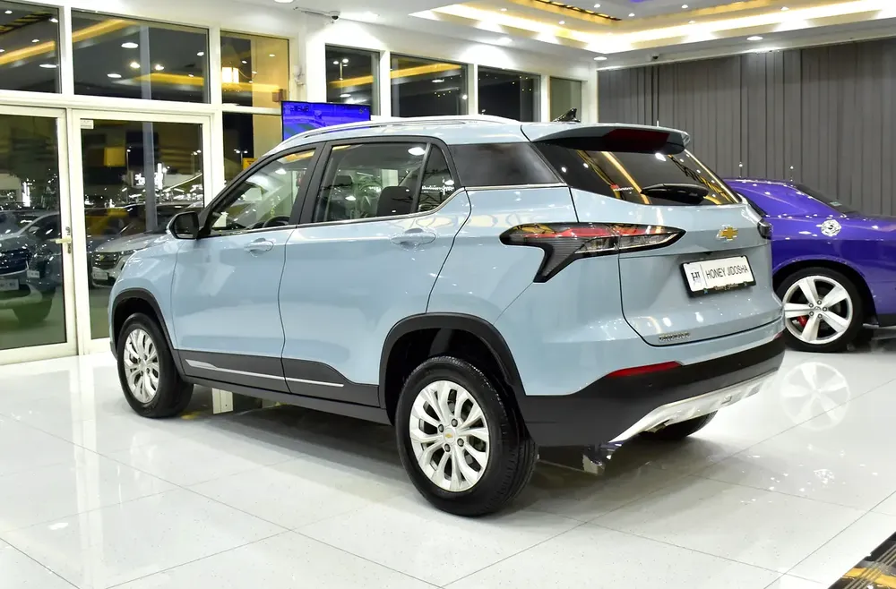 AED 823 EMi at 0% DP | Chevrolet Groove LT ( 2023 Model ) in Blue Color GCC Specs - Image 7