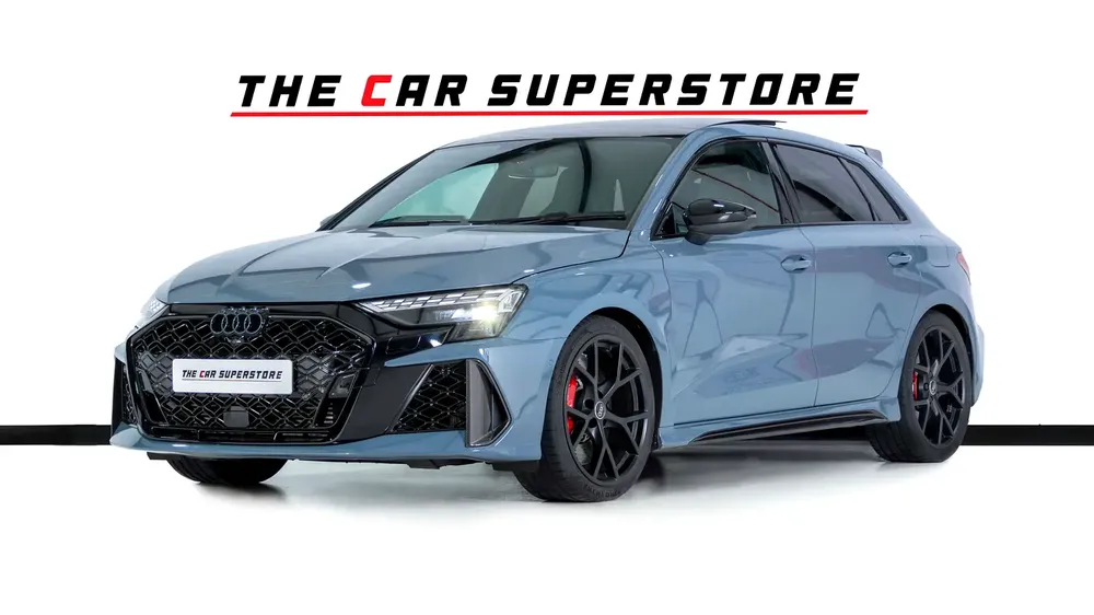Audi RS3 Sportback-Al Nabooda warranty  Service Contract-Carbon RS Bucket Seats-Special Color - Image 4