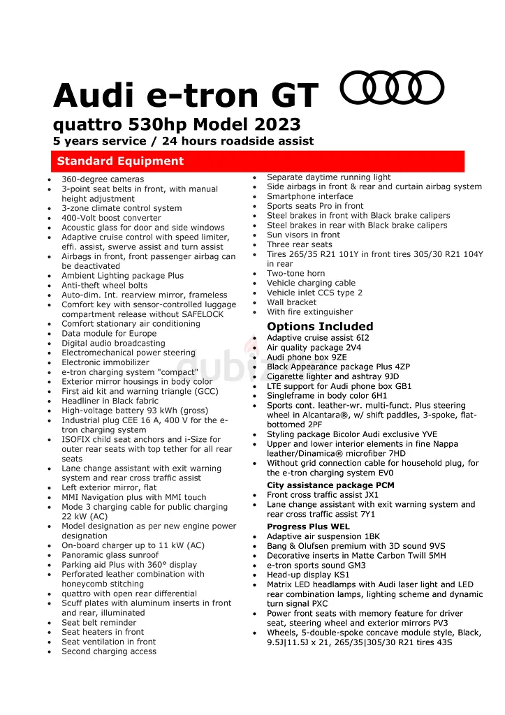 2023 Audi e-tron GT quattro - GCC Specs - Warranty till 2033 - Image 7