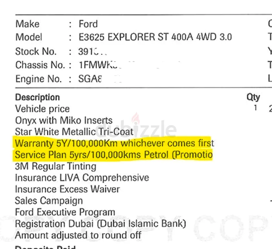 Ford Explorer ST 2025 GCC Specs - Image 18