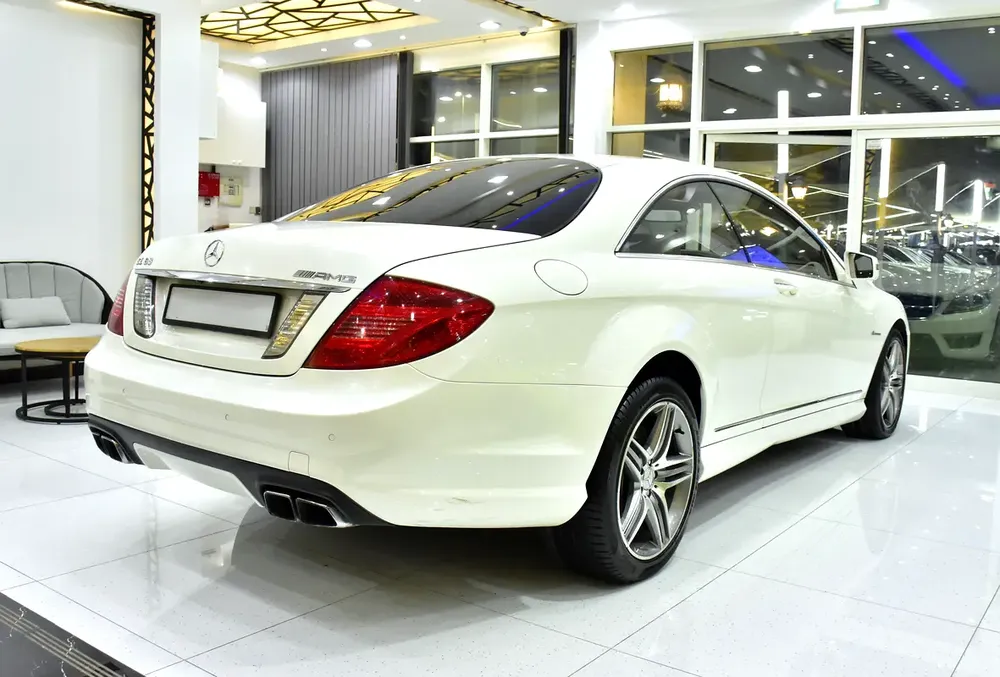 EXCELLENT DEAL for our Mercedes Benz CL63 AMG ( 2011 Model ) in White Color GCC Specs - Image 6