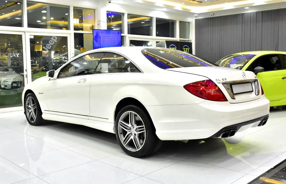 EXCELLENT DEAL for our Mercedes Benz CL63 AMG ( 2011 Model ) in White Color GCC Specs - Image 7