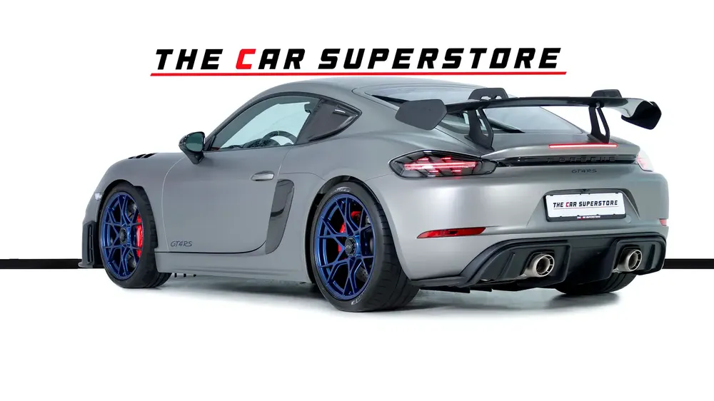 Porsche Cayman GT4 RS-Brand New-GCC-Ali  Sons Warranty-Weissach Package-Exposed Carbon Fiber - Image 6