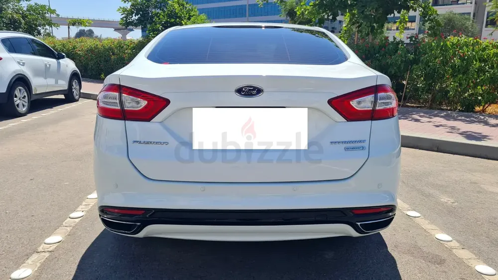 2017 FORD FUSION TITANIUM ECOBOOST GCC ONE OWNER LADY DRIVEN AL TAYER FORD FULL SERVICE HISTORY - Image 6