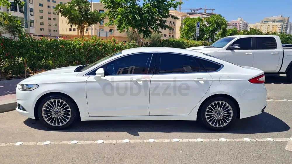 2017 FORD FUSION TITANIUM ECOBOOST GCC ONE OWNER LADY DRIVEN AL TAYER FORD FULL SERVICE HISTORY - Image 7