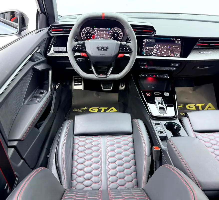 2025 Audi RS3 Sportback, 2030 Audi Warranty + Service Pack, Very Low Km, Excellent Condition, GCC - Image 14