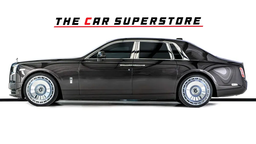 Rolls Royce Phantom-Diamond Grey Exterior Color-24 Inch Chrome Rims-Star Light System - Image 5