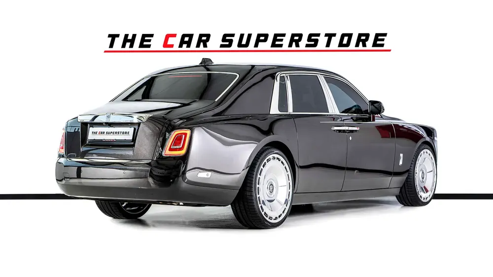 Rolls Royce Phantom-Diamond Grey Exterior Color-24 Inch Chrome Rims-Star Light System - Image 8