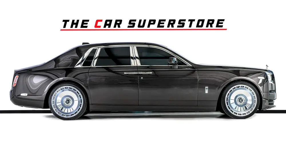 Rolls Royce Phantom-Diamond Grey Exterior Color-24 Inch Chrome Rims-Star Light System - Image 9